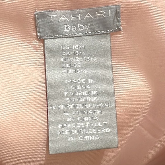 Tahari Baby Girl Pink Quilted Puffer Vest - Picture 5 of 7